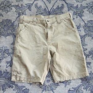 Men's Tan Cargo Shorts - Classic Casual Comfort
